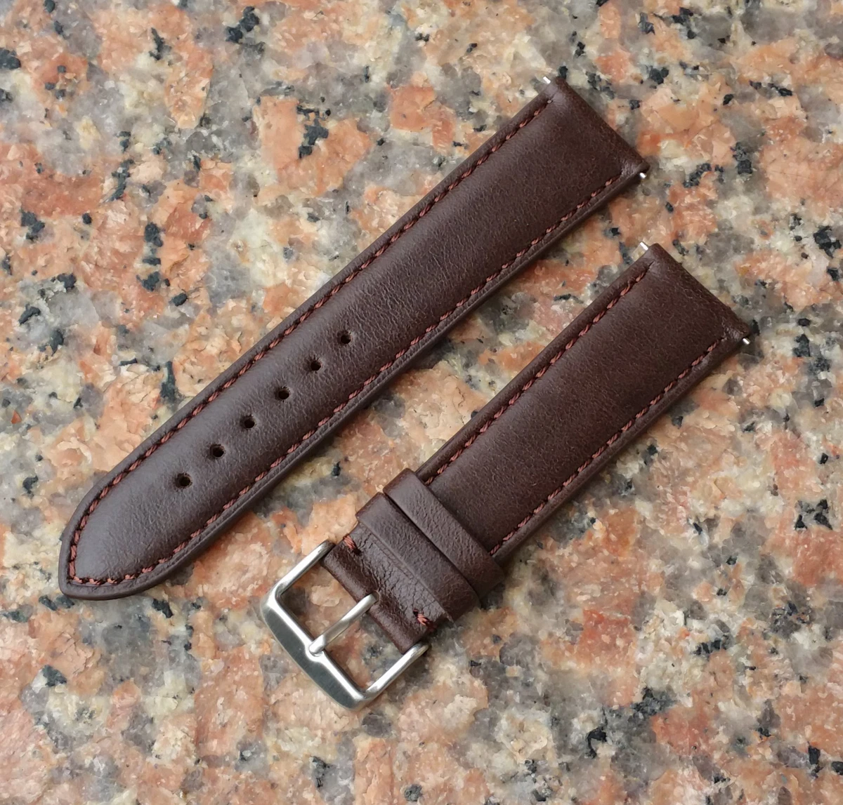 Echt leder shop watch strap