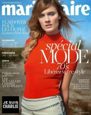 MARIE CLAIRE Frankreich März 2015 Special Mode 70er CONSTANCE JABLONSKI @ NEU