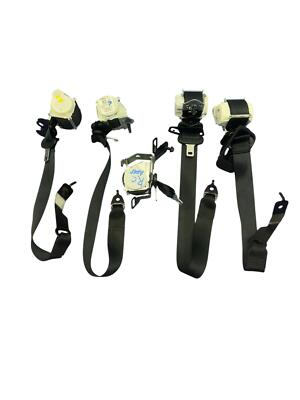 2018-2021 LINCOLN NAVIGATOR REAR 2ND & 3RD ROW SEAT BELT RETRACTOR SET 5 | BLACK
