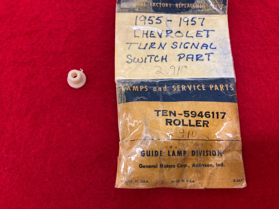 NOS GM Chevrolet Bel Air Turn Signal Switch Nylon Roller 5946117 Corvair 55 - 62 Foto 3 de 4