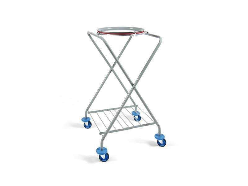 Carrello portasacco Perfetto Factory pieghevole grigio/ particolari blu 0470G