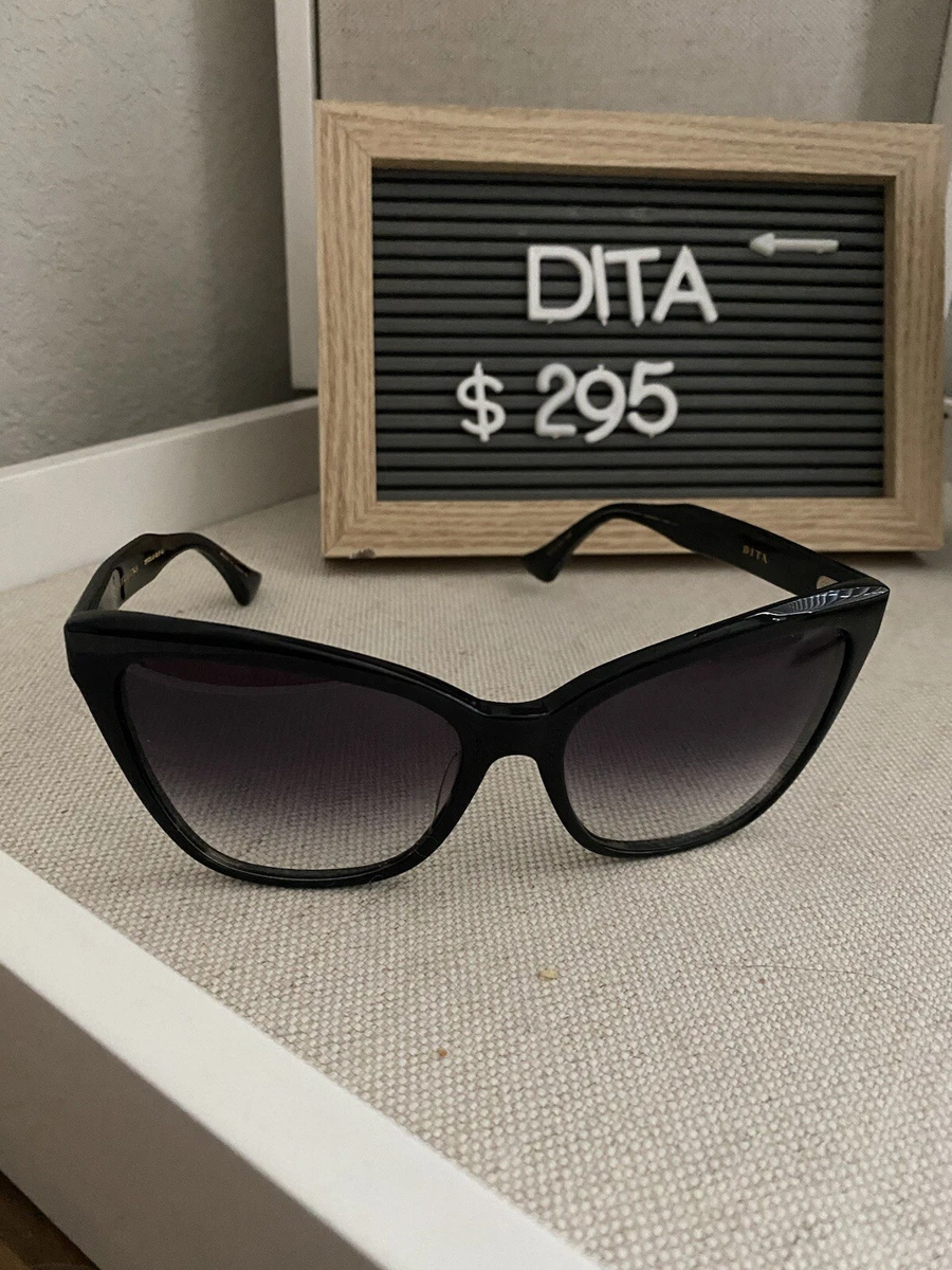 DITA Cat Eye Sunglasses Black for Women for sale | eBay