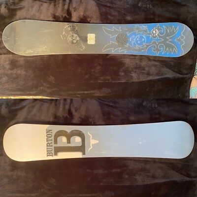 Burton Bullet Blue Snowboard 162cm Extruded Base Dualzone EOD 2012 Rare 