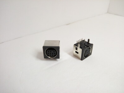 Pack of 2 x 9 Pin AV RCA Video PS2 MDC S DIP DIN 9P DC Jack Terminal Port Socket