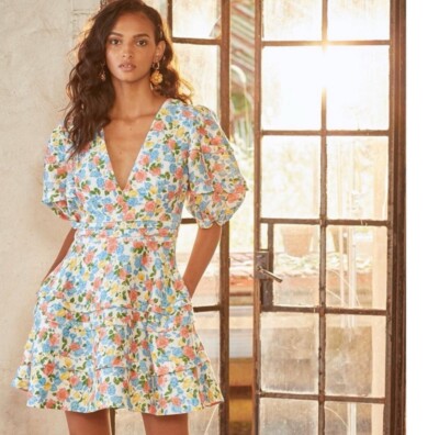 amur mini dress Journey Wrap Mini Dress
