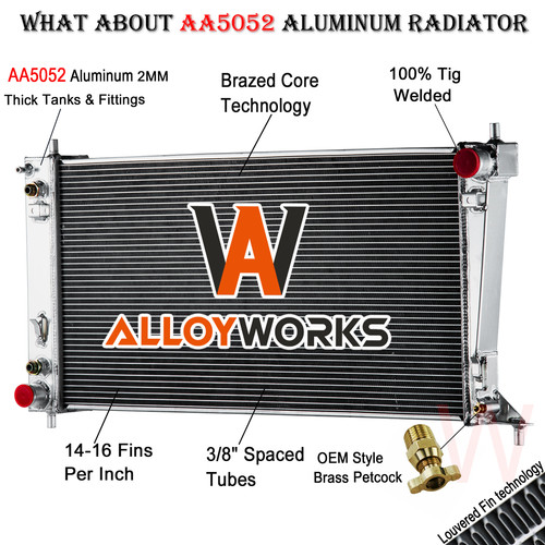 3 Row Aluminum Radiator For 2004-08 07 Ford Expedition F150 F250 4.2L 4 ...