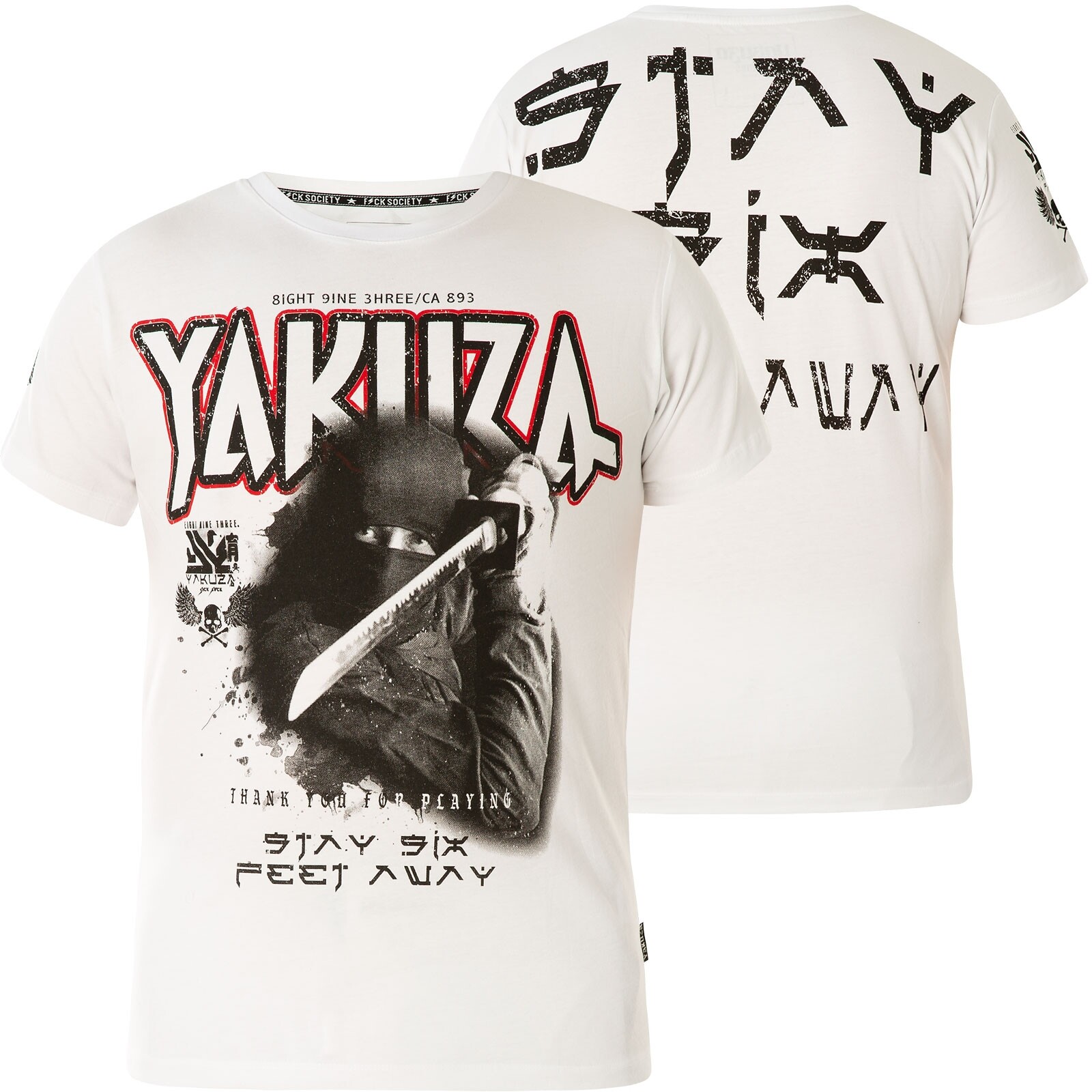 Футболка YAKUZA Six Feet TSB-18046 Футболки Wei 4290₽