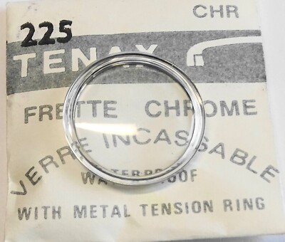 VERRE MONTRE ROND 22.2 mm BAGUE CHROMÉE PLONGÉE MTL/C