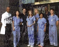 Greys Anatomy signed Cast 8X10 print photo picture poster autograph RP