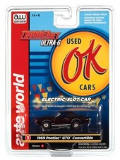AutoWorld Thunder Jet Ultra G 1969 Pontiac GTO Convertible HO Slot Car