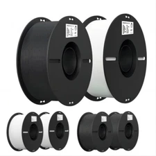 2 Pack Creality 3D Printer Filament 1.75mm 2KG Ender PLA Filament for 3D Printer