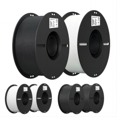 2 Pack Creality 3D Printer Filament 1.75mm 2KG Ender PLA Filament for 3D Printer