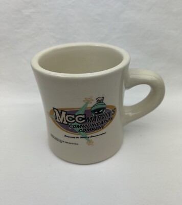 VTG Marvin The Martian Warner Brothers Six Flags Martian s Comm Co 1996 Mug