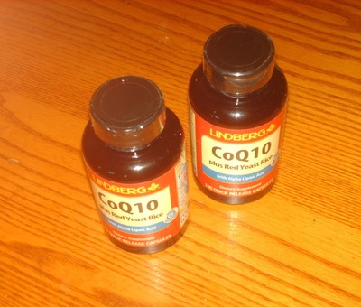 Co Q 10 + Red Yeast Rice with Alpha Lipoic Acid 100 Capsules Lot of 2