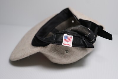 未使用品 15AW Supreme Harris Tweed Camp cap Grey キャップ