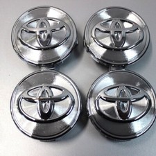 4 Pcs Set Of Toyota Wheel Center Hub Caps 62mm I Chrome Logo Rim Covers