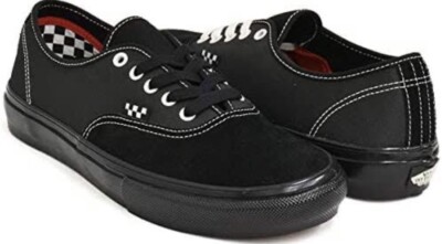 Vans Skate Authentic, PopCush Pop Cush, Black, Suede, Canvas, US