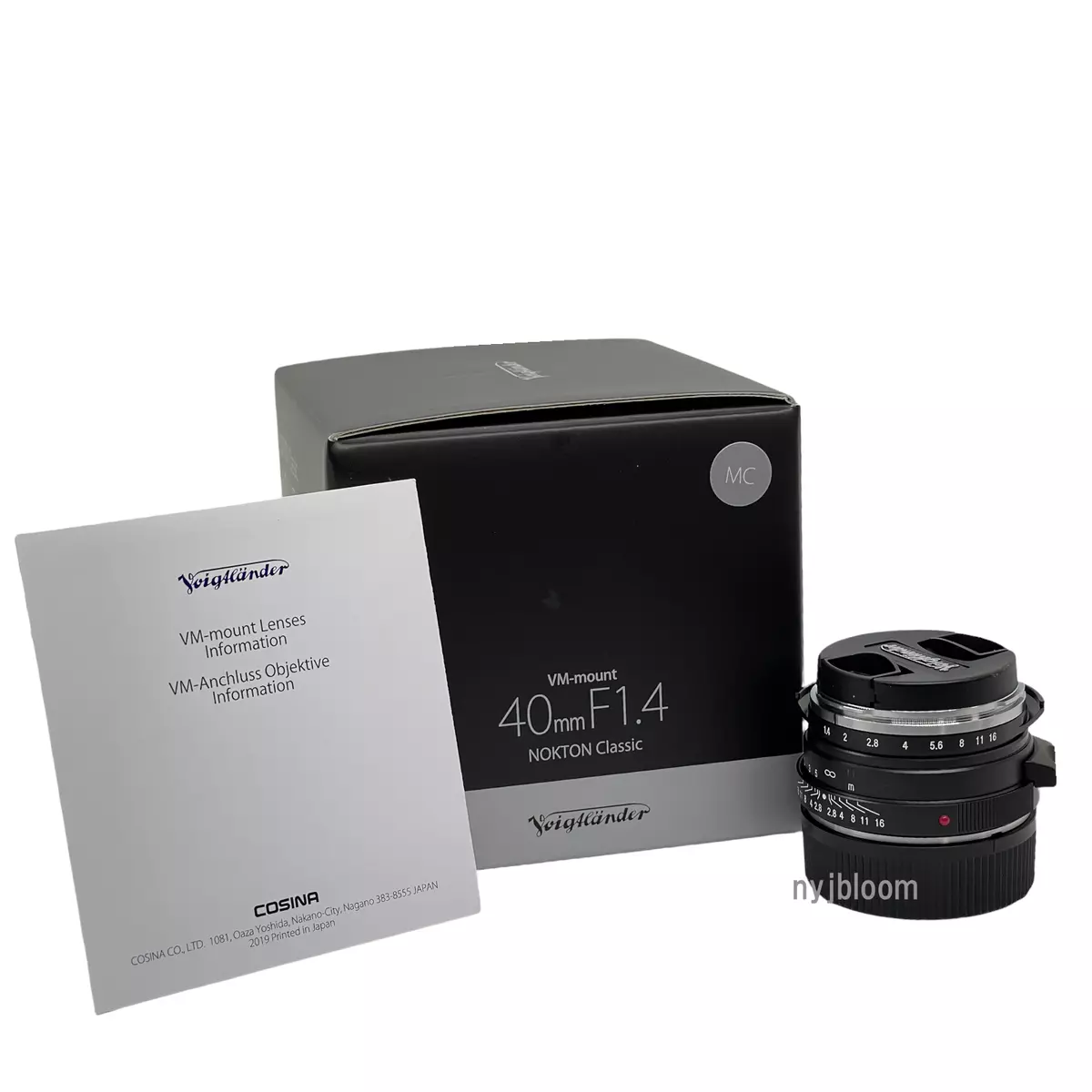 New Voigtlander NOKTON Classic 40mm f1.4 MC(Multi Coated) Lens