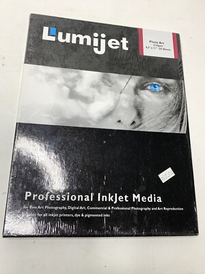 NIB Lumijet Lumijet Photo Art Paper (Luster) 20 sheets 8.5 x 11-discontinued 