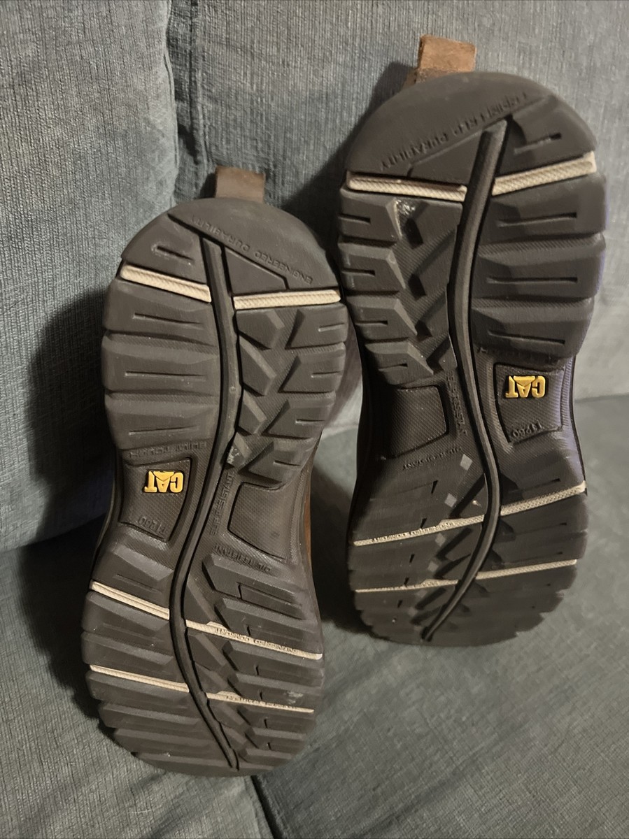 Womens Boots Caterpillar Abbey Slip On Safety Boot Butterscotch