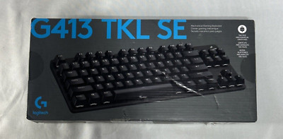 K140 Logitech G413 TKL SE Mechanical Gaming Keyboard-Black- Good Used Condition