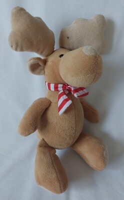 Kinder Ferrero Elch Elmo mit Schal beige  ca. 30cm cm Plüschtier Spielzeug