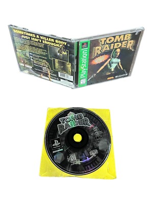 Sony PlayStation 1 PS1 CIB Complete Tested Tomb Raider 1996 GH