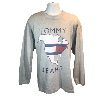 Vintage 90s Tommy Jeans Tommy Hilfiger Sweatshirt Mens SZ L