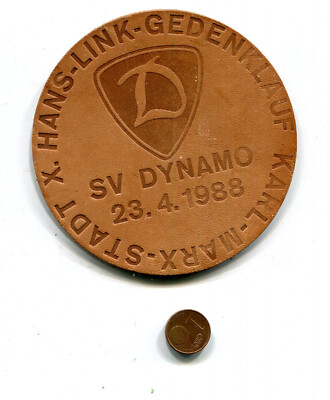 Hans Link commemorative run of SV Dynmo in Karl Marx's city 1988