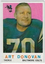 ART DONOVAN 1959 Topps Football # 86 Baltimore Colts EX-NM