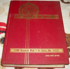 VINTAGE 1977 MILL SUPPLY & MACHINERY CO. ST. LOUIS MO. H/B CATALOG 716 PAGES