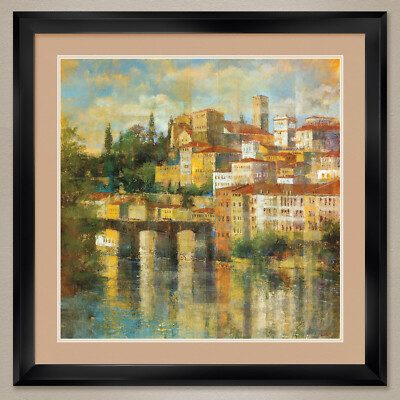 35W''x35H'' CITY GATEWAY by MICHAEL LONGO - VILLAGE DOUBLE MATTE, GLASS and FRAME