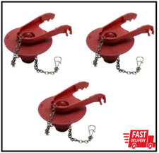 NEW Toilet Flapper 3-PACK Water Saver 2in. Universal Design Adjustable