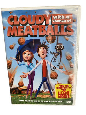 Cloudy with a Chance of Meatballs DVD Sony Animation Brand New Factory  Sealed!