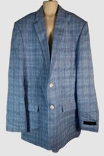 Tommy Hilfiger Kid's Boy's Blue Glen Plaid Sport Coat Suit Jacket Size 20