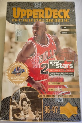 1996-97 Upper Deck Basketball Series 1 Factory Sealed Box with 36 Packs