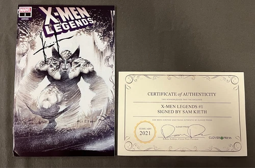 X-MEN LEGENDS #1 • CLOVER EXCLUSIVE COVER • SIGNED SAM KIETH : Corner Ding