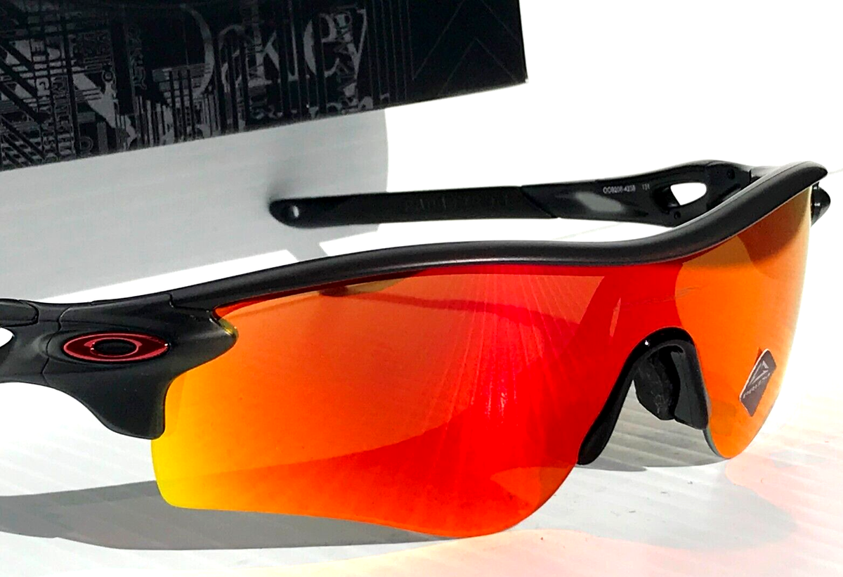 NEW Oakley RADARLOCK PATH Matte Black Ink PRIZM Ruby Lens Sunglass