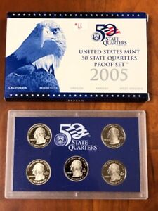 1999 U.S Mint 50 U.S STATE QUARTERS Proof Set As pictured.