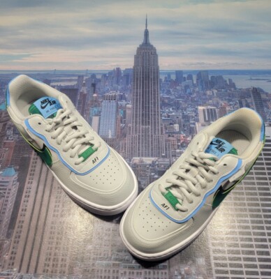 Nike AF1 Air Force 1 Shadow Photon Dust/Malachite Womens Size 7 CI0919 004 New