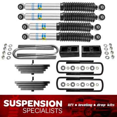 2.8'' Front 2'' Rear Lift Leveling Kit For 1999-2004 Ford F350 4X4 Bilstein Shocks