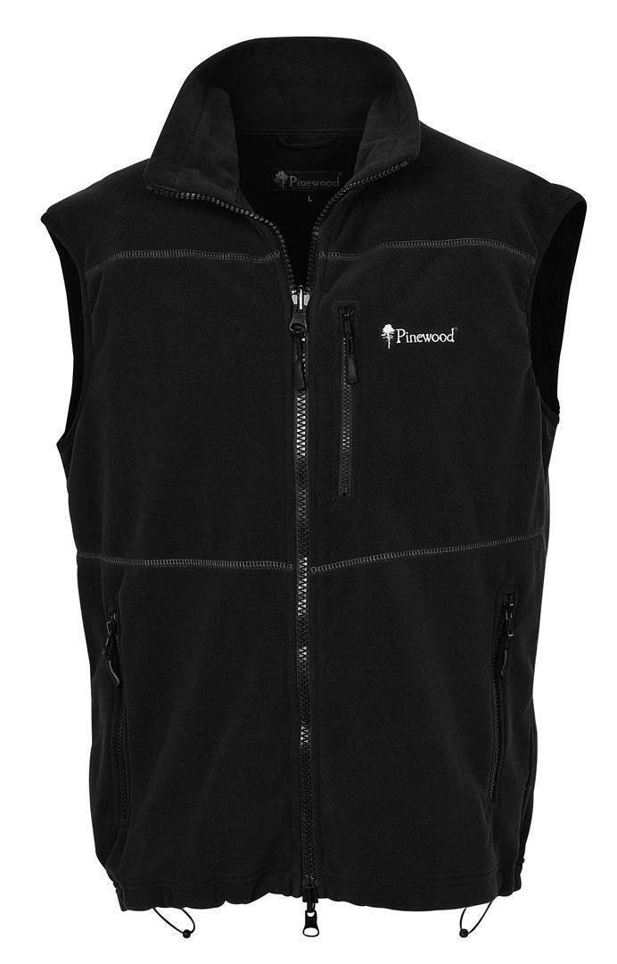 Pinewood Utah Fleeceweste Zip-In Gr M schwarz 10390₽