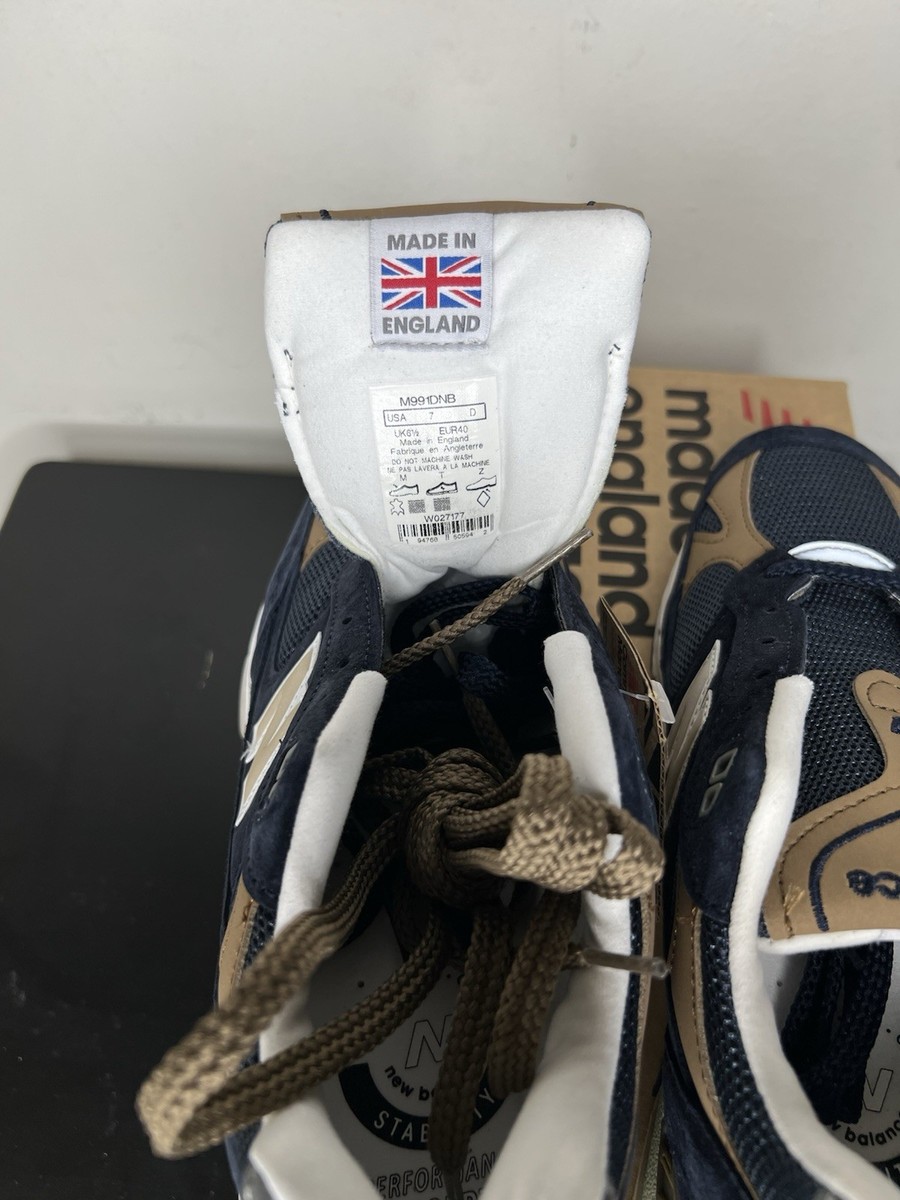 New Balance 991 Color Navy Sand Made in England M991DNB Sneaker