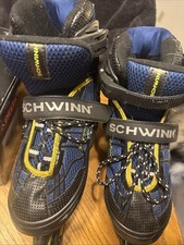 Schwinn ABEC-5 Inline Skates Blue Roller Blades Youth Adjustable Sz 5-8