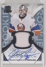 2015 Upper Deck The Cup Rookie 238/249 Jean-Francois Berube #133 Patch Auto 1j6