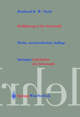 Einführung in die Stochastik R. K. W. Viertl Taschenbuch xv Deutsch 2003