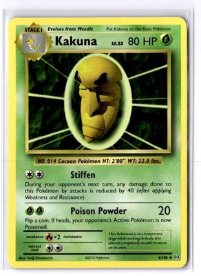 Kakuna Uncommon Base Set 033/102 MP