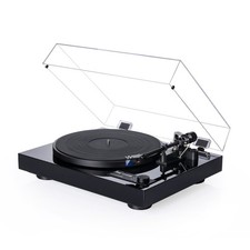 Dual CS 618Q Direct Drive Turntable Piano Black Gloss Ortofon 2M Blue Cartridge