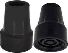 Rubber Cane Tips 3/4 Inches, Heavy Duty Crutch Tips, Cane Rubber Tip Replacement