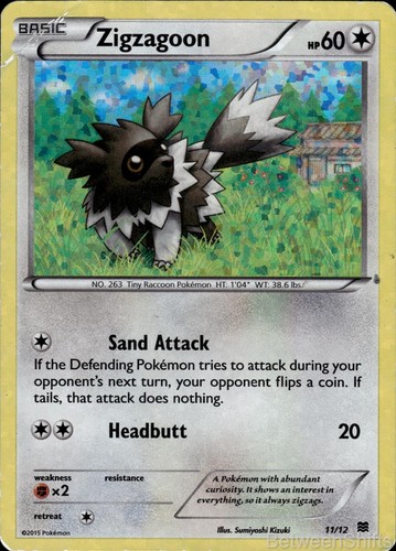 ZIGZAGOON 011/012 HOLO PROMO MCDONALD'S PROMOS 2015 POKEMON DMG
